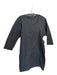 Marni Size Est L Gray & Black Nylon Long Sleeve Neck Application Back Zip Dress Gray & Black / Est L