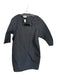 Marni Size Est L Gray & Black Nylon Long Sleeve Neck Application Back Zip Dress Gray & Black / Est L