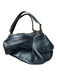 Tod's Black Leather Pebbled Zip Close Top Handles Rectangle Bag Black / M
