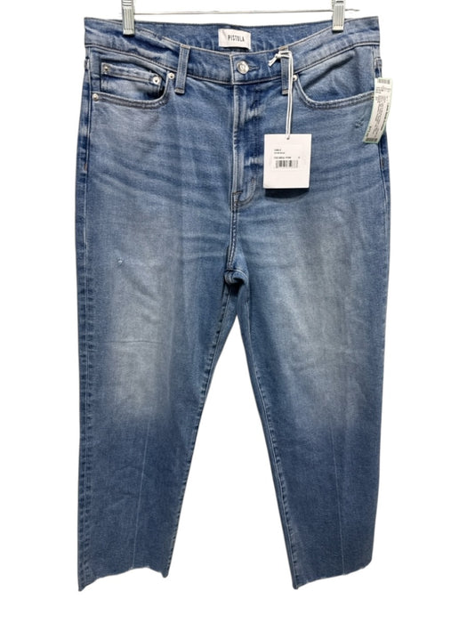 Pistola Size 31 Light & Medium Wash Cotton Blend High Waist Straight Leg Jeans Light & Medium Wash / 31