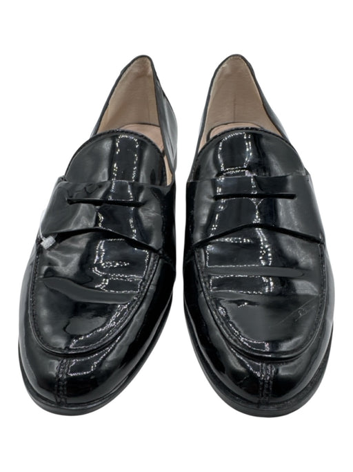 Louise et Cie Shoe Size 7 Black Patent Leather Slip On Loafers Black / 7