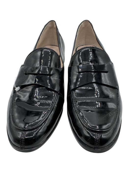 Louise et Cie Shoe Size 7 Black Patent Leather Slip On Loafers Black / 7