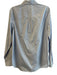 Equipment Femme Size L Blue & White Cotton Collared Button Up Long Sleeve Top Blue & White / L