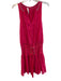 Ramy Brook Size M Pink Polyester & Viscose Sleeveless Gold Hardware V Neck Dress Pink / M