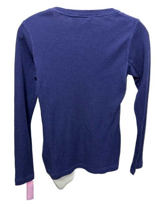 Arcteryx Size XS Dark Blue Cotton & Polyester Waffle Knit Long Sleeve Top Dark Blue / XS