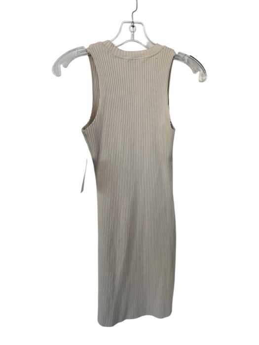 Cotton Citizen Size XS Tan Cotton Sleeveless Ribbed Dress Tan / XS