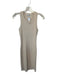 Cotton Citizen Size XS Tan Cotton Sleeveless Ribbed Dress Tan / XS