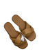 Madewell Shoe Size 7 Tan Leather Braided Slide Sandals Tan / 7