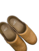 Dansko Shoe Size 37 Light Brown Leather Faux Wood Clogs Light Brown / 37
