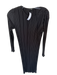 Rails Size S Black Polyester Long Sleeve Acordian Pleated Dress Black / S