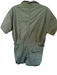 Pistola Size M Olive Green Cotton Short Sleeve Button Down Cargo Romper Olive Green / M