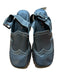 Charlotte Stone Shoe Size 7 Black Leather Buckle White Stitch Detail Clogs Black / 7