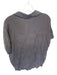 Madewell Size XXS Plum Silk Short Sleeve Button Up Collar Front Pockets Top Plum / XXS