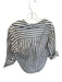 Madewell Size XS Multi Cotton Stripe Button Up Collar front pocket Top Multi / XS