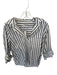 Madewell Size XS Multi Cotton Stripe Button Up Collar front pocket Top Multi / XS