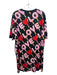 Love Moschino Size 4 Black & Pink Cotton Crew Neck Short Sleeve Love Dress Black & Pink / 4