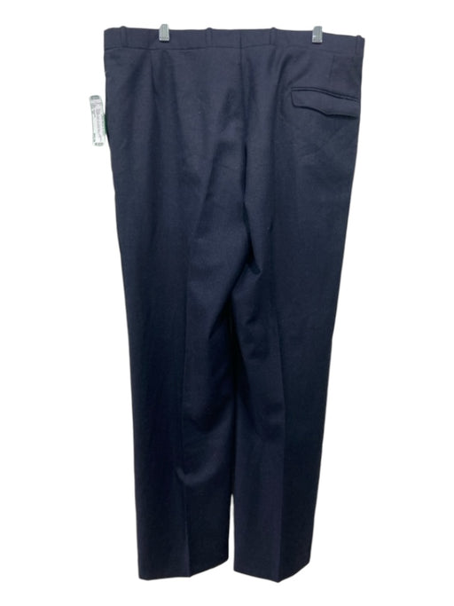 Givenchy Vintage Size 32 Navy Wool Blend Solid Dress Men's Pants 32