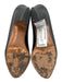 Gucci Shoe Size 36 Black Leather Almond Toe Interlocking GG Tapered Heel Pumps Black / 36