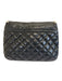 Kate Spade Black & Gold Tone Leather Quilted Flap Top Turnlock Shoulder Bag Black & Gold Tone