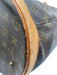 Louis Vuitton Brown Coated Canvas Monogram Leather Trim Bucket Shoulder Bag Brown / GM