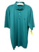 Holderness & Bourne Size XL Green, Blue & White Polyester Striped Short Sleeve Green, Blue & White / XL