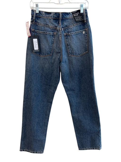 Black Orchid Size 25 Blue Missing Fabric Tag Denim Dark Wash High Rise Jeans Blue / 25