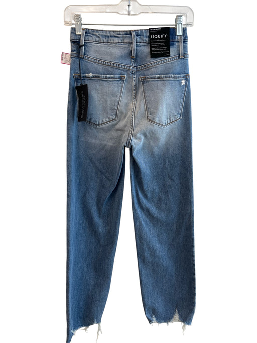 Black Orchid Size 25 Blue 100% Cotton Denim Light Wash Whiskering Jeans Blue / 25