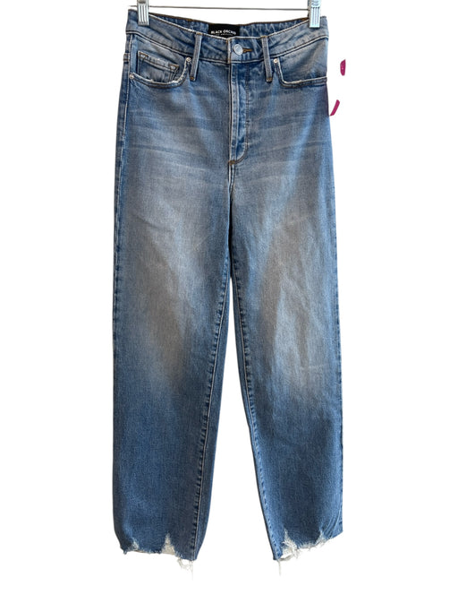 Black Orchid Size 25 Blue 100% Cotton Denim Light Wash Whiskering Jeans Blue / 25