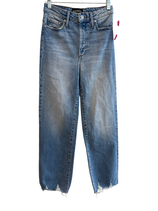 Black Orchid Size 25 Blue 100% Cotton Denim Light Wash Whiskering Jeans Blue / 25