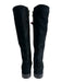 Blondo Shoe Size 7 Black Leather Upper Suede Side Zip Pull Tab Boots Black / 7