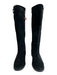 Blondo Shoe Size 7 Black Leather Upper Suede Side Zip Pull Tab Boots Black / 7