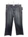 Current/Elliot Size 32 Black Cotton Denim High Rise Wide Leg Jeans Black / 32