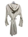 Eileen Fisher Size M Beige Cotton Blend Sash Hood Coat Beige / M