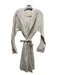 Eileen Fisher Size M Beige Cotton Blend Sash Hood Coat Beige / M