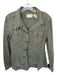 Rag & Bone Size S Olive Green Cotton Long Sleeve Button Down Jacket Olive Green / S