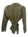 J. Crew Size S Olive Green Cotton Cargo Pockets Button Down Belt included Jacket Olive Green / S