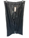 We The Free Size XS Black Vegan Leather High Waist Elastic Waist Wide Leg Pants Black / XS
