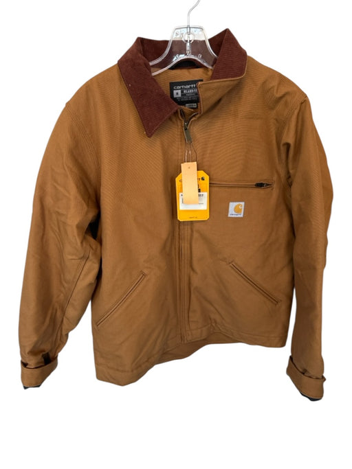 Carhartt NWT Brown Cotton Corduroy Full Zip Work Men's Coat Brown / M