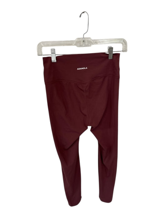 Adanola Size M Brown Polyamid High Waist Solid Athletic Leggings Brown / M