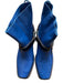 We The Free Shoe Size 36.5 Blue & Black Leather Side Buckle Block Heel Booties Blue & Black / 36.5