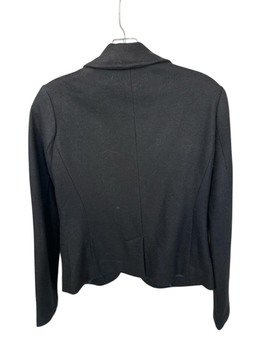 J. Crew Size 4 Black Wool One Button Blazer Jacket Black / 4