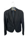 J. Crew Size 4 Black Wool One Button Blazer Jacket Black / 4
