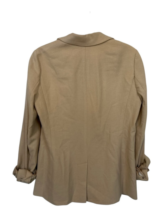 J. Crew Size 4 Camel Wool Blend 2 Buttons Blazer Jacket Camel / 4