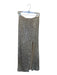 by Together Size M Nude & Silver Sequin Side Zip Slit Maxi Skirt Nude & Silver / M