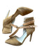 Joe's Shoe Size 6M Camel Leather Stiletto Ankle Strap Pointed Toe Pumps Camel / 6M