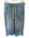 We The Free Size S Light Wash Cotton Drawstring Wide Leg Jeans Light Wash / S