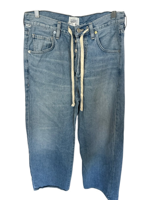 Citizens of Humanity Size 26 Light Wash Cotton Button Detail Drawstring Jeans Light Wash / 26