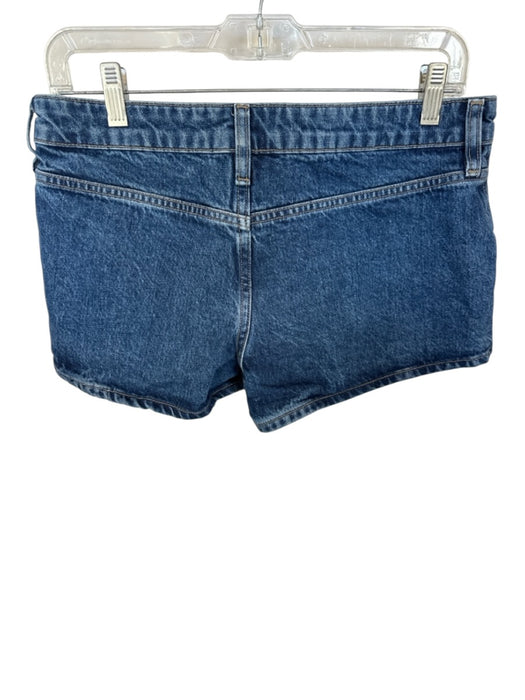 Wilfred Size 28 Med Dark Wash Cotton Denim Cheeky Shorts Med Dark Wash / 28