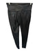 Spanx Size M Black Coated Waist Band Leggings Black / M
