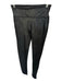 Spanx Size M Black Coated Waist Band Leggings Black / M